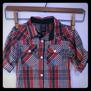 ⭐3T Polo flannel shirt